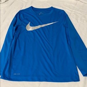 Nike dri-fit long sleeve shirt youth M